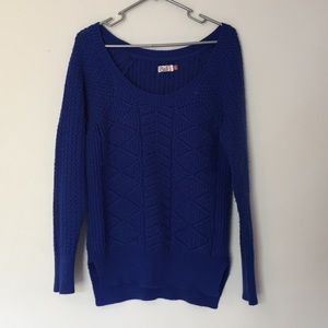 Women's blue sweater
